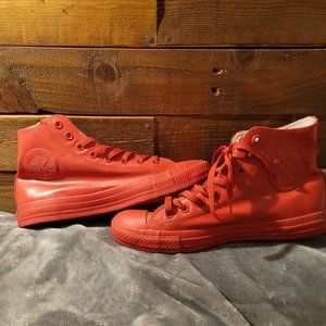 Converse Men’s Chuck Taylor All Star Red Rubber High Top